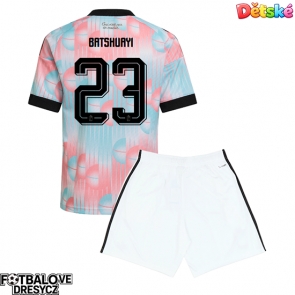 Belgie Michy Batshuayi #23 Dětské Venkovní dres komplet MS 2026 Krátký Rukáv (+ trenýrky)